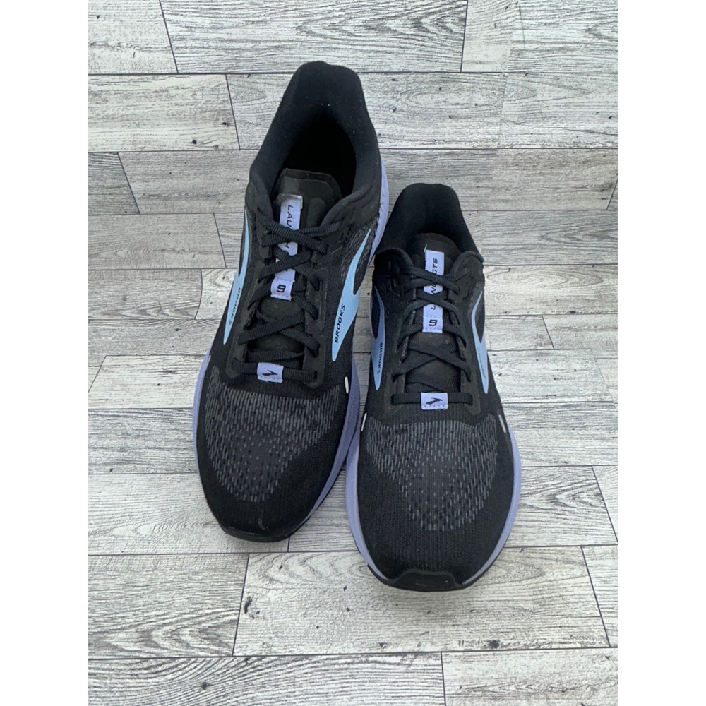 Brooks Launch GTS 9 Women Running Shoes Black Lavender 1203741B060‎ Size 11B